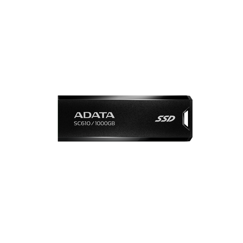 Внешний SSD ADATA SC610, 1000GB, Type-A, USB 3.2 Gen2, R/W 550/500 MB/s, 67x24x10mm, Black (ADATA SC610-1000G-CBK/RD), фото 4