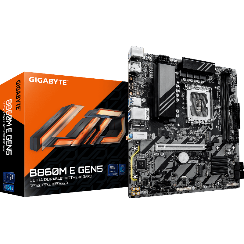 Материнская плата Gigabyte B860M E GEN5, LGA1851, Intel B860, Micro-ATX, DDR5, фото 8