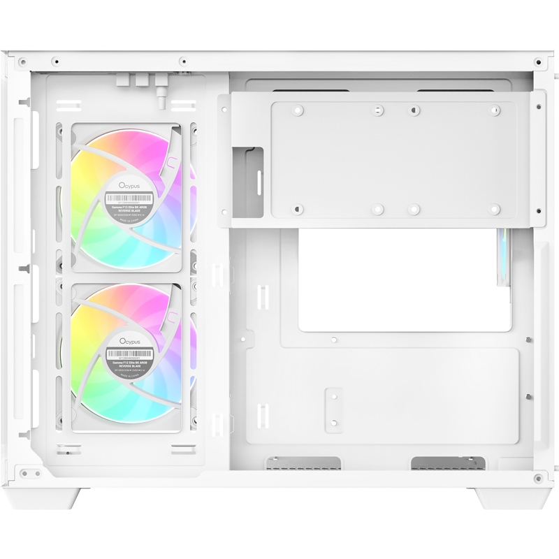 Корпус для ПК Ocypus Gamma C54 WH ARGB, Midi Tower, белый, под mATX, mITX, подсветка ARGB, фото 7