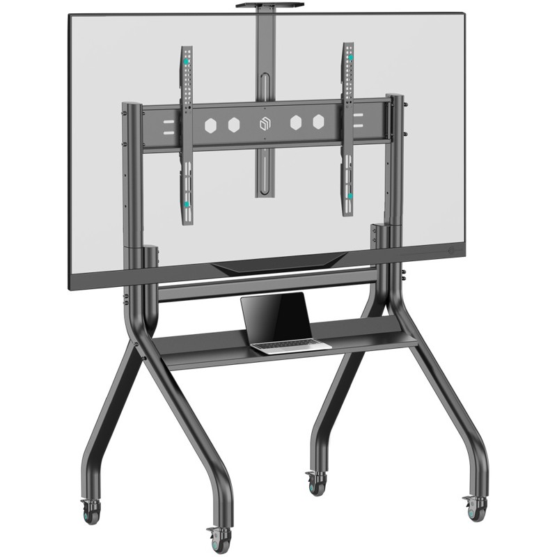 Мобильная стойка Onkron TS2080BLACK, крепление стойка, до 120 ″, нагрузка до 150 кг, фото 2