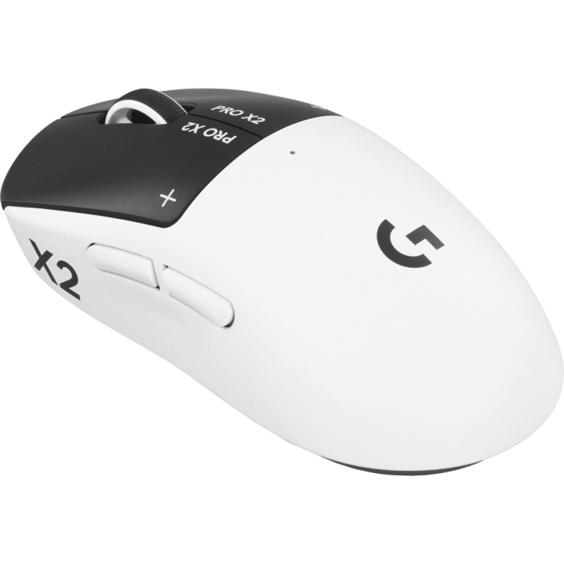 Мышь Logitech G Pro X2 Superstrike, радиоканал, 44000 dpi, белый, чёрный, фото 3
