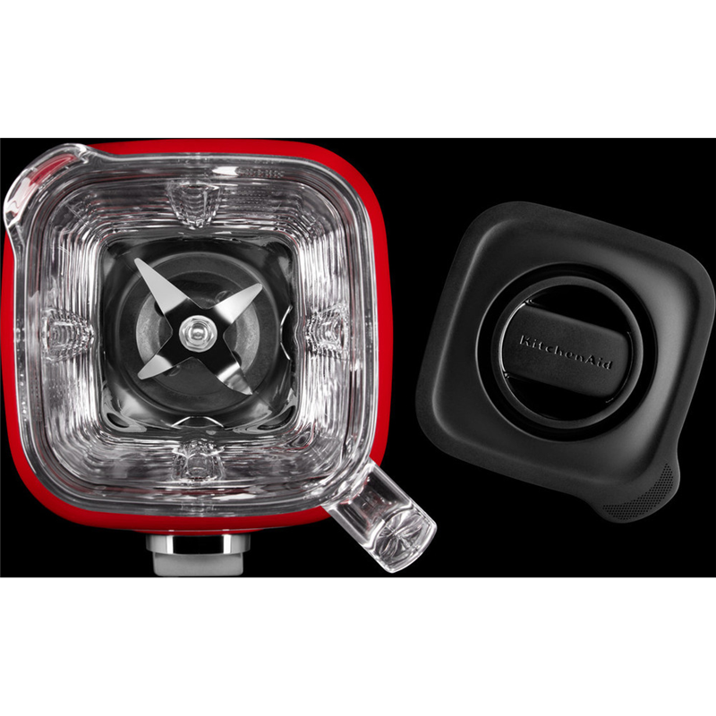 Стационарный блендер KitchenAid Artisan 5KSB4026ECA, стеклянный стакан 1,4 л, карамельное яблоко, фото 3