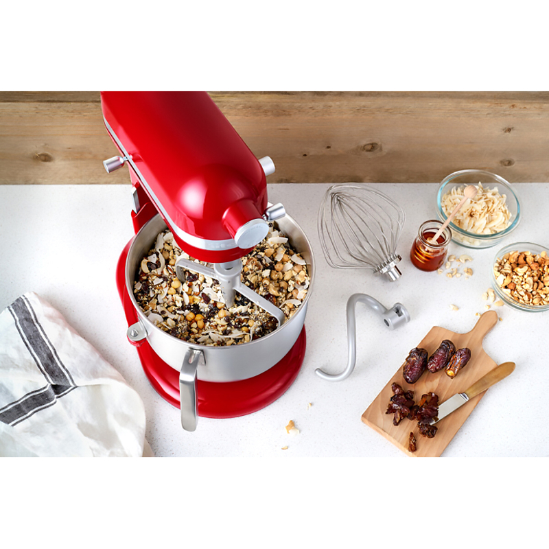 Планетарный миксер KitchenAid Heavy Duty 5KSM70JPXEER, 6,6 л, 375 Вт, подъёмная чаша, красный, фото 7