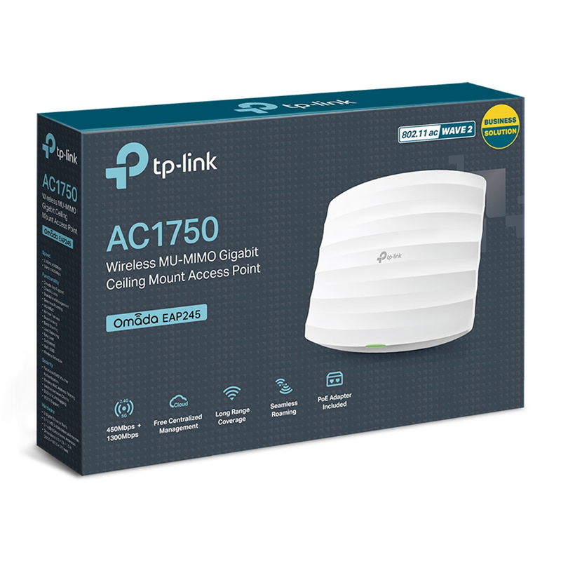 Точка доступа TP-Link AC1750 Ceiling Mount Dual-Band Wi-Fi Access Point, 1000 Мбит/с, 2 порта LAN, PoE, фото 5