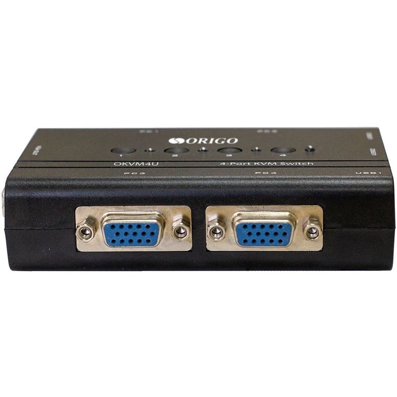 KVM-переключатель Origo OKVM4U/A1A на 4 компьютера, VGA и USB, фото 2