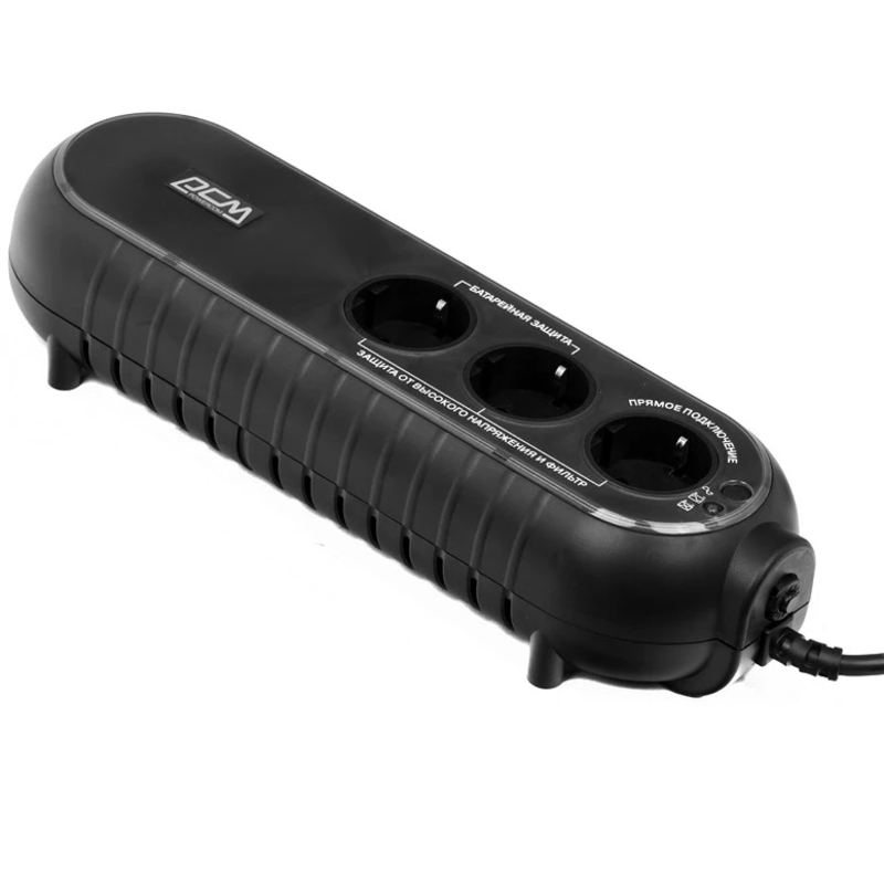 ИБП Powercom WOW-300, 165 Вт, резервный, 3 розетки, Schuko, фото 4