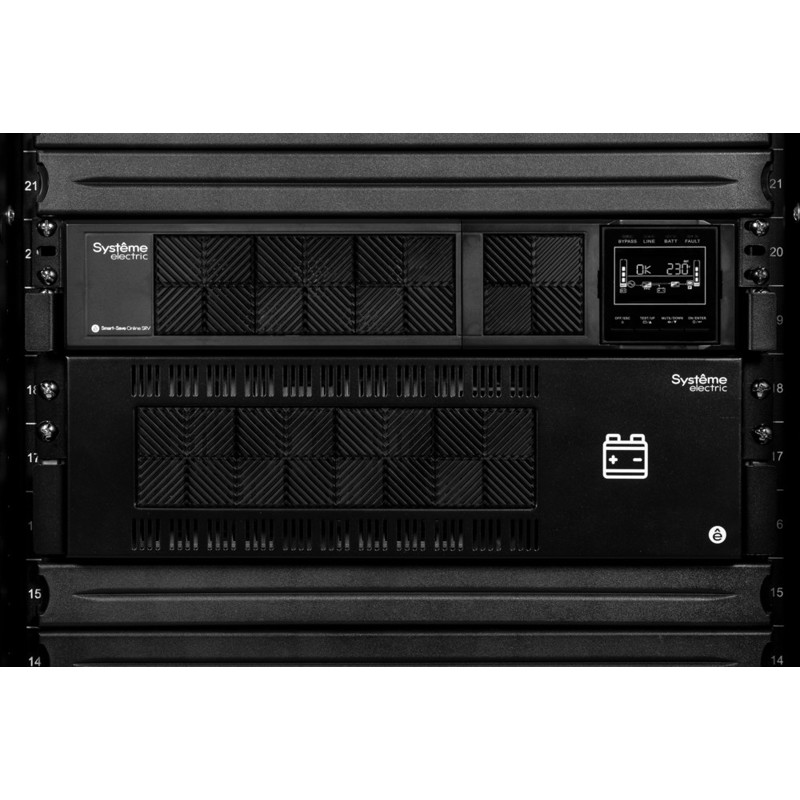 Батарейный модуль Systeme Electric BPSE240RT3U5 для ИБП SRTSE 5K/6K, 240 В, 20 батарей, 3U, фото 12