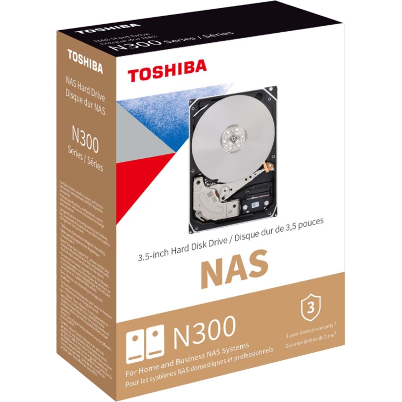 Жёсткий диск Toshiba N300 NAS SATA3, 12000 ГБ, 7200 об/мин, 3.5', 6 ГБ ОЗУ, фото 3