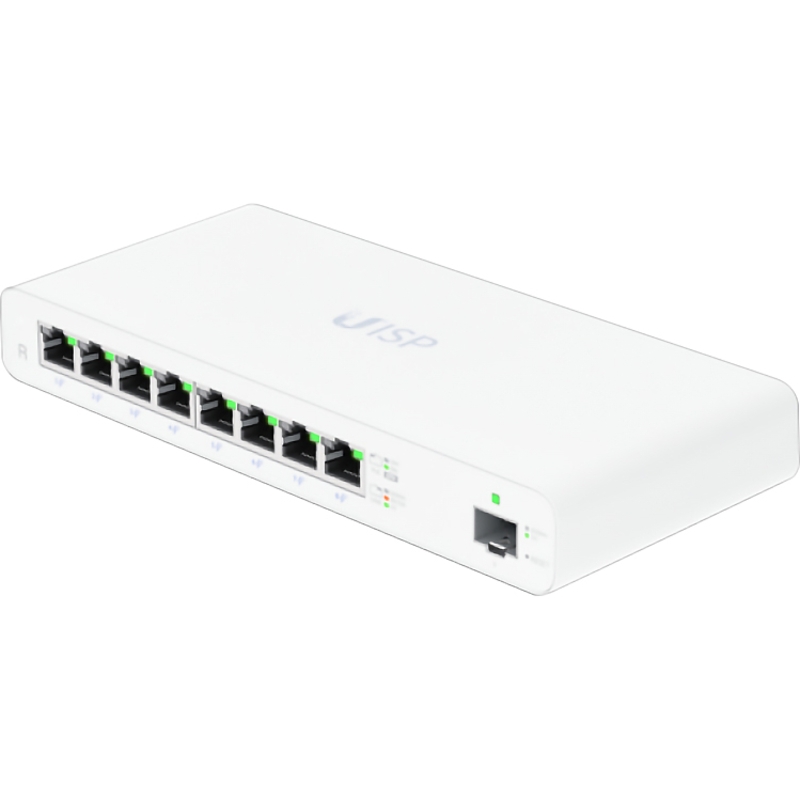 Маршрутизатор Ubiquiti UISP-R с PoE, 8 портов 1 Гбит/с, бюджет PoE 110 Вт, фото 3