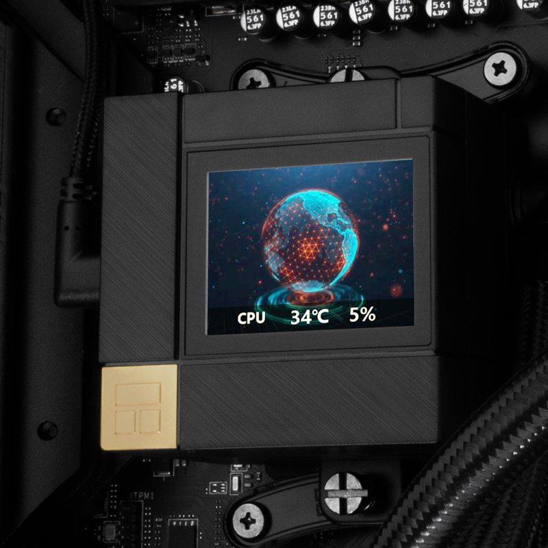 Система жидкостного охлаждения Thermalright Core Matrix 240 Vision, чёрный, фото 8