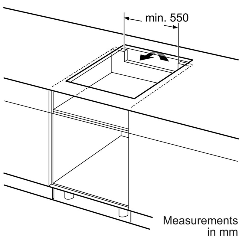 Варочная панель Bosch PUE612BB1J, индукционная, 60 см, 4 конфорки, сенсорное управление, белая, фото 9