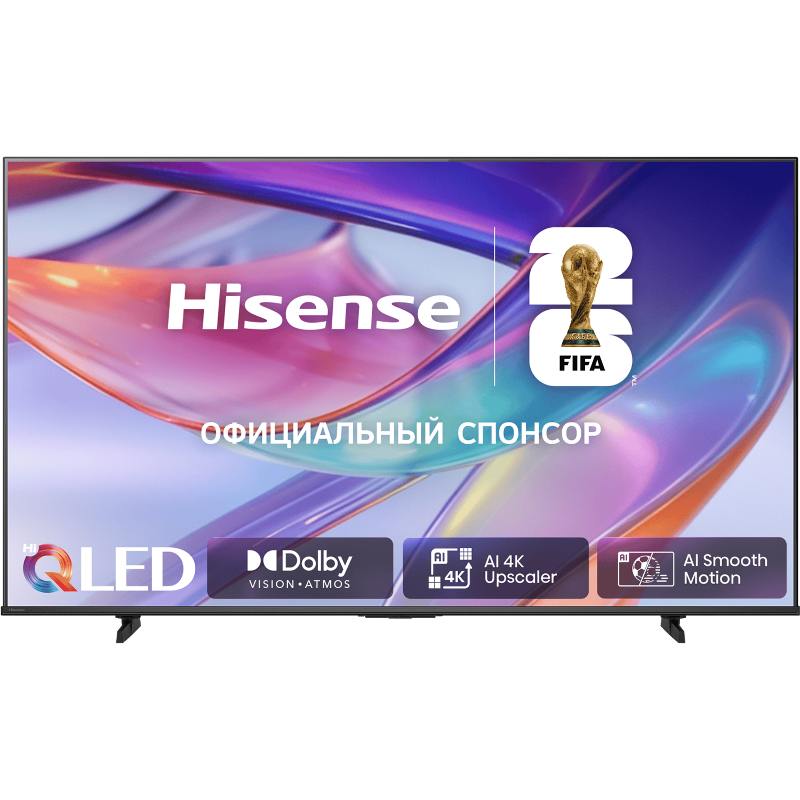 Телевизор Hisense 75E7S, 75 дюймов, 4K UHD, QLED, 60 Гц, звук 2х15W, фото 2