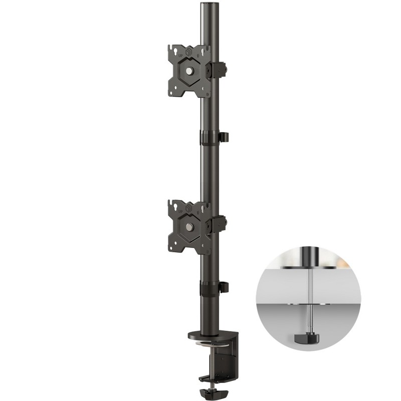Кронштейн для 2-х Onkron 13-34" 100*100, крепление стойка, до 34 ″, нагрузка до 16 кг, фото 2