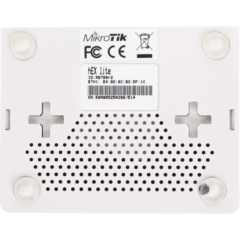 Маршрутизатор MikroTik hEX lite RB750r2, 5 портов 100 Мбит/с, VPN, для дома и небольшого офиса, фото 7