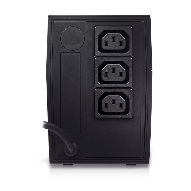 ИБП Powercom RPT-600A, 600 ВА, 360 Вт, Line-Interactive, 3 розетки, IEC C13, фото 4