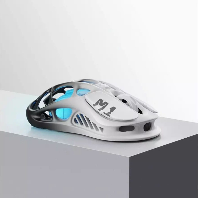 Мышь Gravastar Mercury M1 Pro Gradient, беспроводное подключение, белый, фото 7
