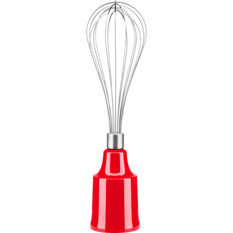 Погружной блендер KitchenAid 5KHBV83EER, 180 Вт, измельчитель 600 мл, венчик, стакан 1 л, красный, фото 2
