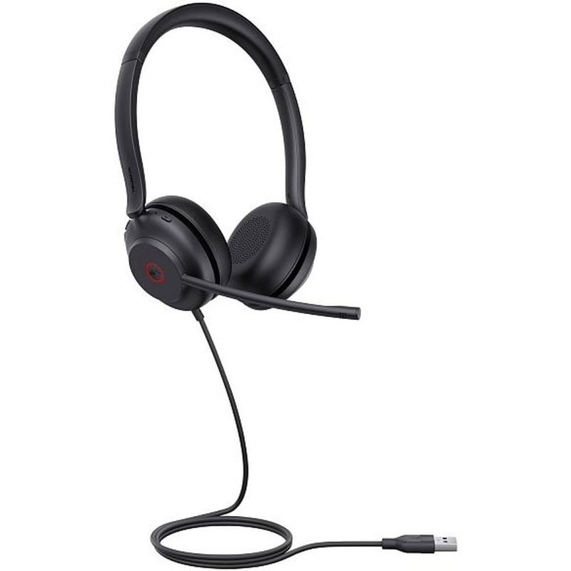 Гарнитура Yealink UH35 Dual UC, проводная, USB-C и USB-A, на оба уха, активное шумоподавление, фото 3