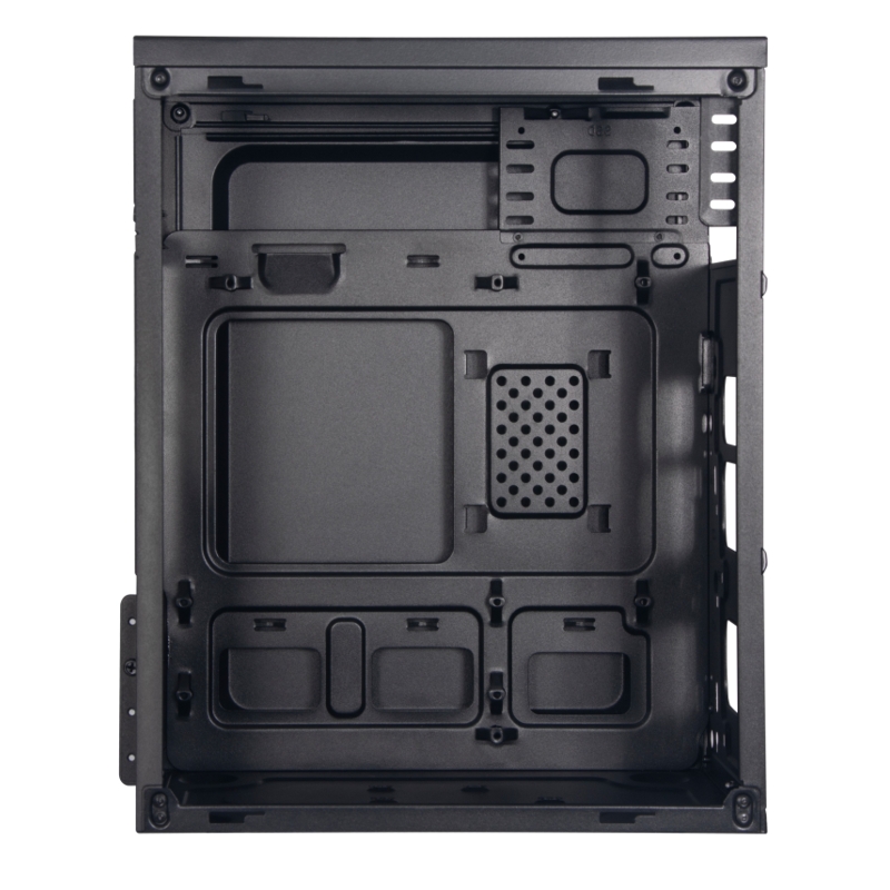 Корпус без блока Case Forza mATX case, black, w/o PSU, w/2xUSB3.0, no pwr cord, w/o FAN, фото 4