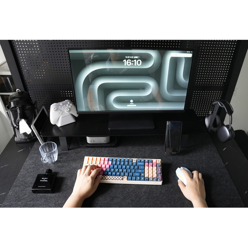 Коврик для мыши Geek Nook pad 100*50CM, размер XXL, ткань, чёрный, фото 7