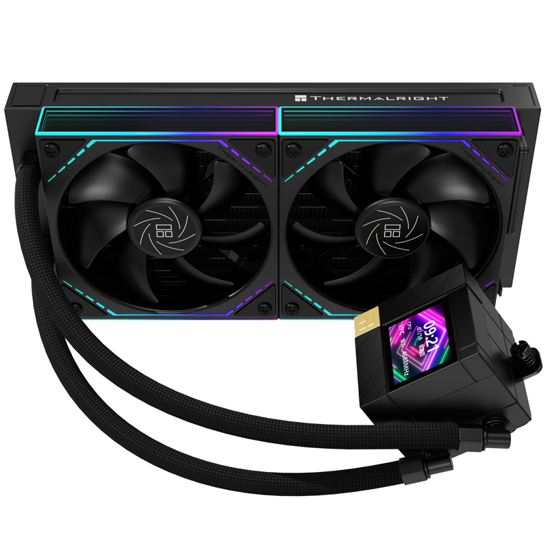 Система жидкостного охлаждения Thermalright Core Matrix 240 Vision, чёрный, фото 3