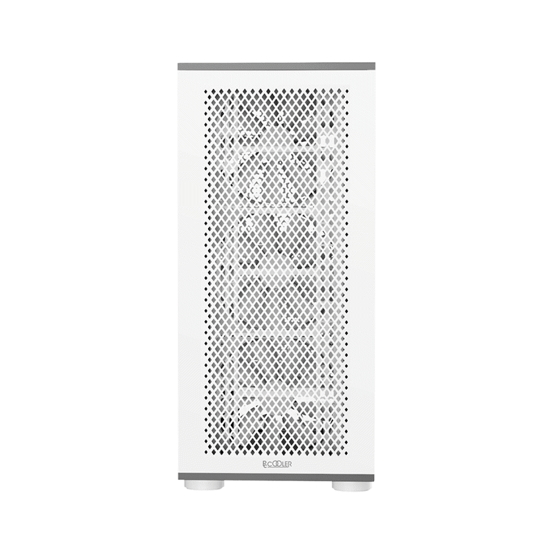 Корпус для ПК PcCooler ME200 MESH WH, Midi Tower, белый, под ATX, E-ATX, mATX, Mini-ITX, подсветка ARGB, фото 7