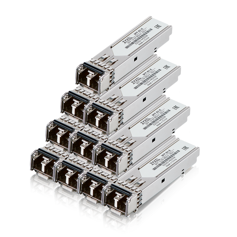 Трансивер Zyxel SFP-SX-E, комплект 10 шт., SFP, многомодовый, LC, 850 нм, до 550 м, фото 2