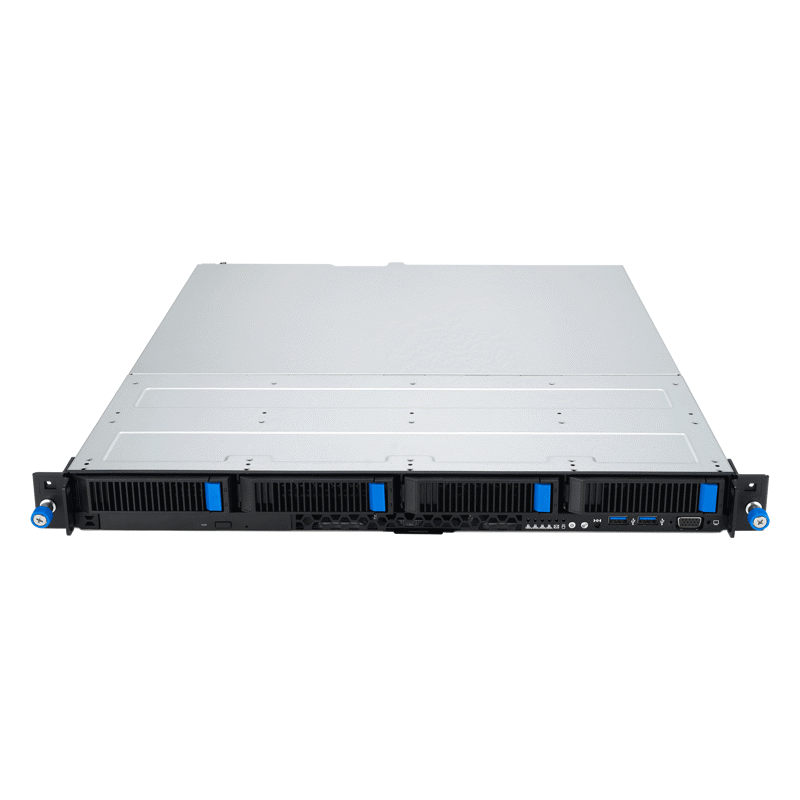 Серверная платформа ASUS RS300-E12-PS4, 1U, 1x LGA1700, 4x DDR5 4400, 4 x 3.5" hsb SATA/SAS*, 1x PCIe x16*, 1 x PCIe x8, 1x PCIe x4 Proprietary R (ASUS 90SF03A1-M00060), фото 2