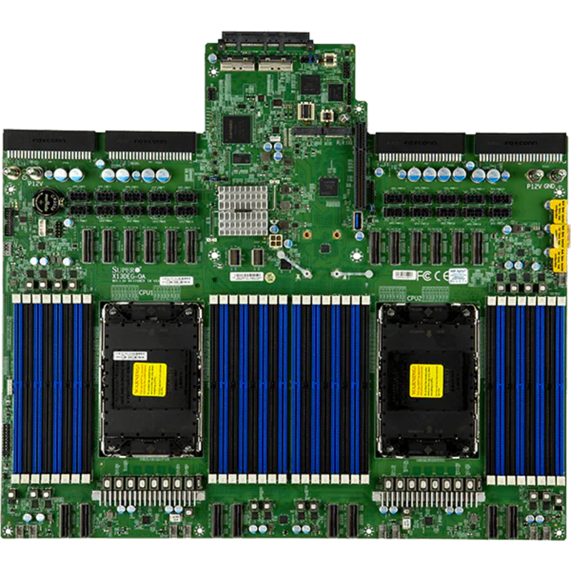 Серверная платформа Supermicro GPU SuperServer SYS-421GE-TNRT 4U, 2x LGA-4677, Intel® C741, 32x DDR5 RDIMM, 8x 2.5" HS SATA (SuperMicro SYS-421GE-TNRT), фото 6