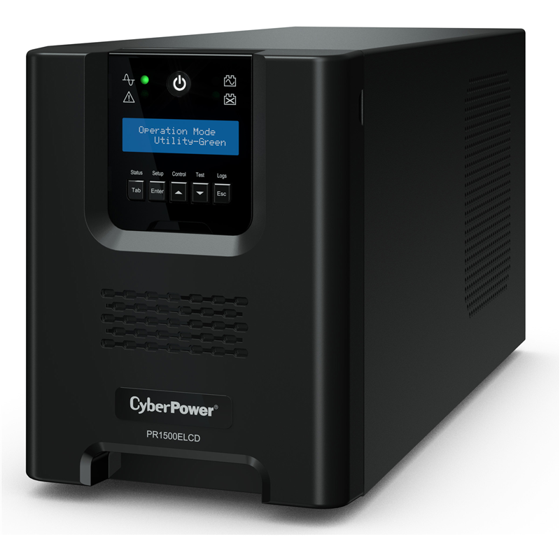 ИБП CyberPower PR1500ELCD линейно-интерактивный, 1500 ВА, 1350 Вт, 8 розеток IEC C13, ЖК-дисплей, слот SNMP, фото 4