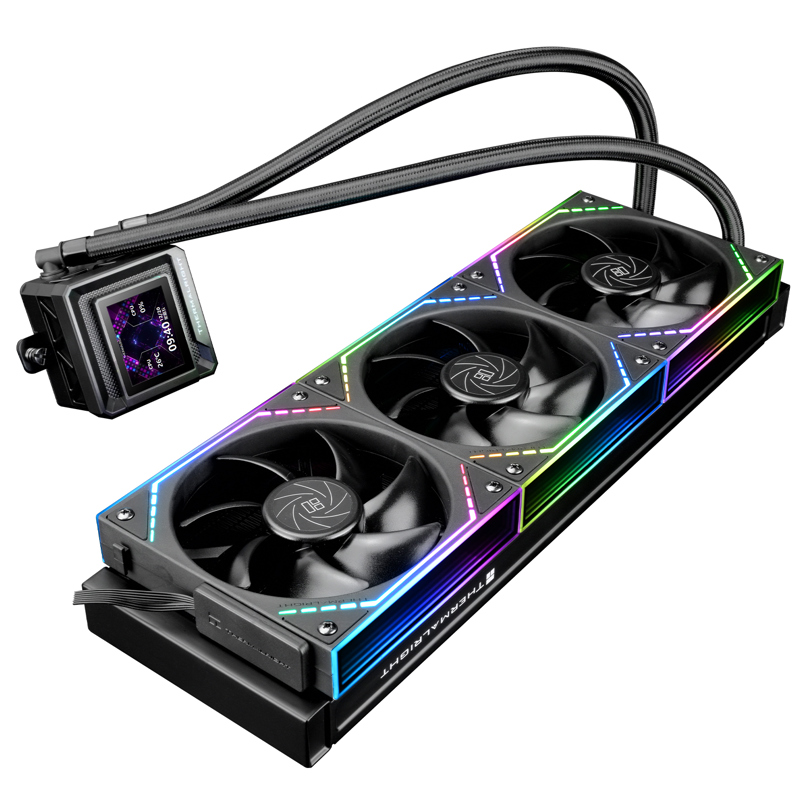 Система жидкостного охлаждения Thermalright Frozen Warframe SE 360 ARGB V2, чёрный, фото 6