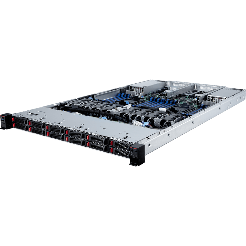 Серверная платформа MSI S5062X170RAU12, 1U, 2x Intel Xeon 6 LGA4710 350W, 32x DDR5, 12x 2.5 u.2 NVME hsb + 2x E1.S NVME hsb (MSI 939-S369-003), фото 2