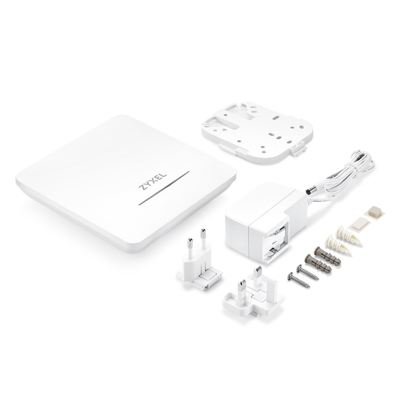 Точка доступа Zyxel NebulaFlex NWA90BE PRO, Wi-Fi 7, BE6500, порт 2,5 Гбит/с, PoE, БП в комплекте, фото 5