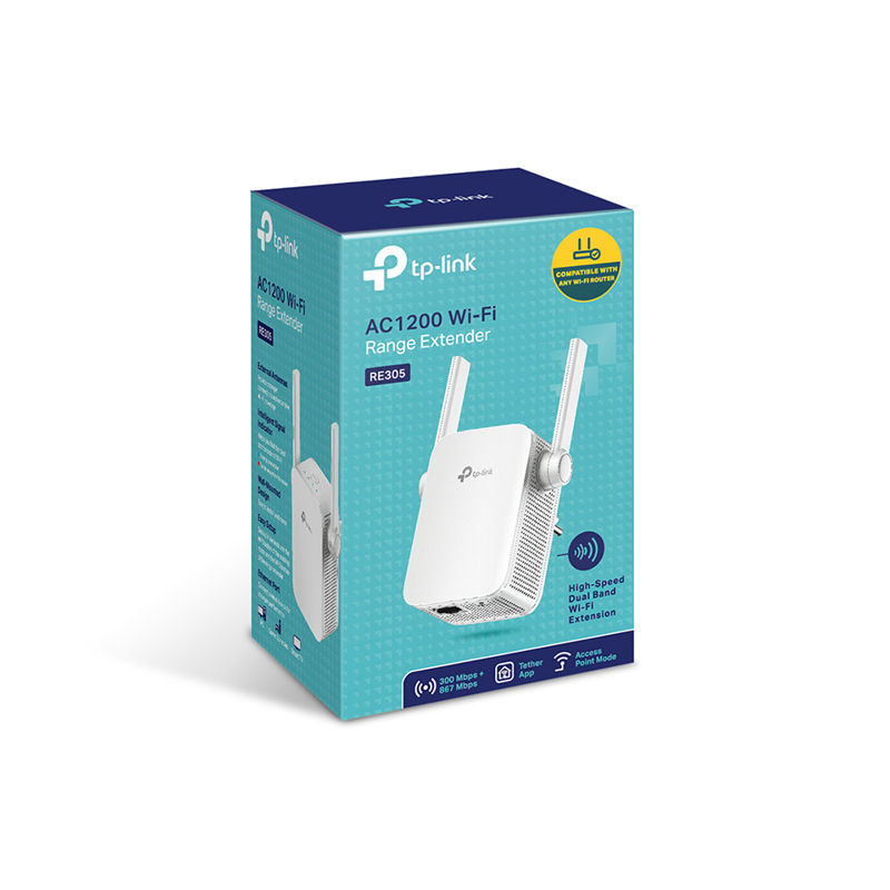 Усилитель Wi-Fi сигнала TP-Link для помещений, до 867 Мбит/с, 2 внешние антенны, порт LAN, фото 6