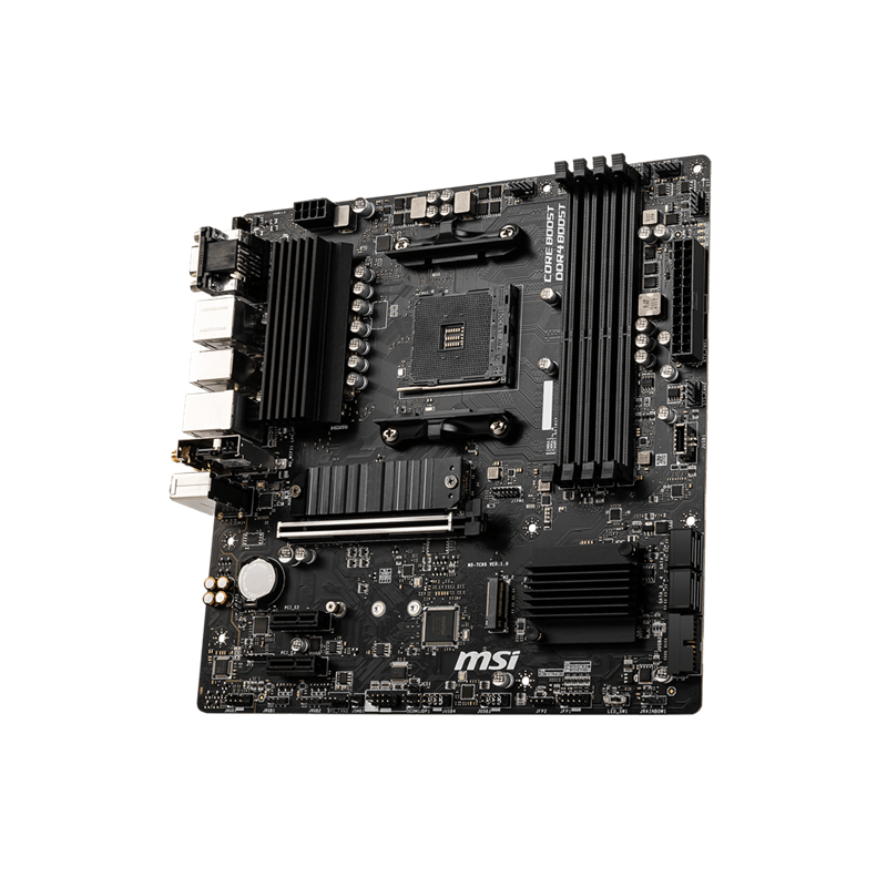 Материнская плата MSI AMD B550 sAM4, AM4, ATX, DDR4, DIMM, 128 ГБ ОЗУ, фото 3