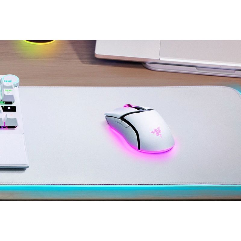 Мышь Razer Cobra Pro, USB-C, Bluetooth, радиоканал, 30000 dpi, белый, подсветка, фото 10
