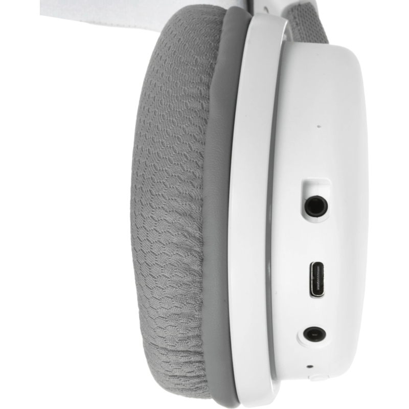 Гарнитура AULA G7, радиоканал, Bluetooth 5.0, Mini-jack, полноразмерные, белый, микрофон съёмный, фото 5