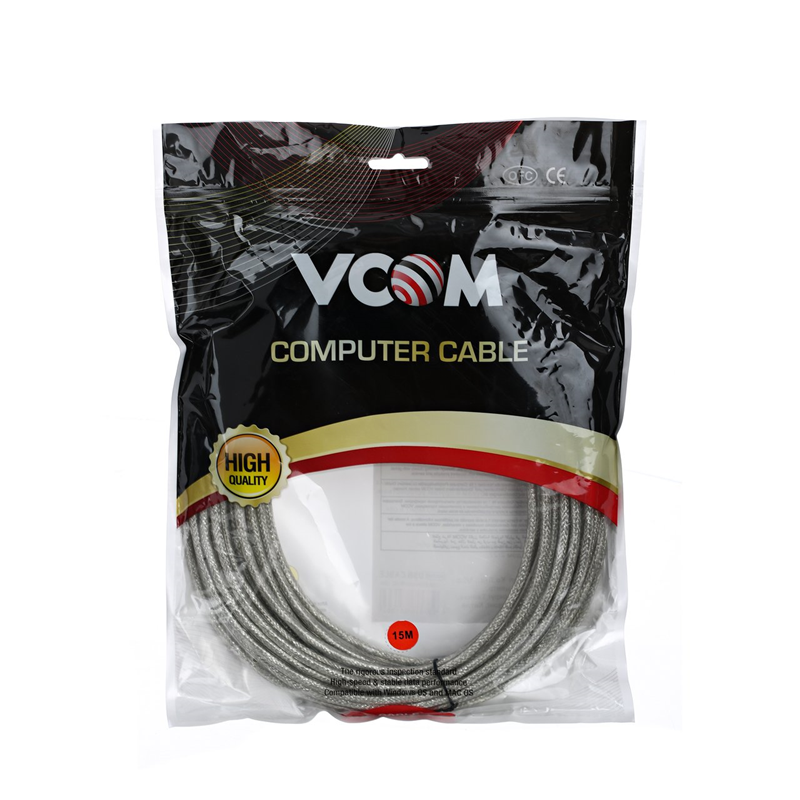 Кабель Vcom USB2.0-repeater, USB 2.0 Type-AM, USB 2.0 Type-AF, 15 м, фото 2