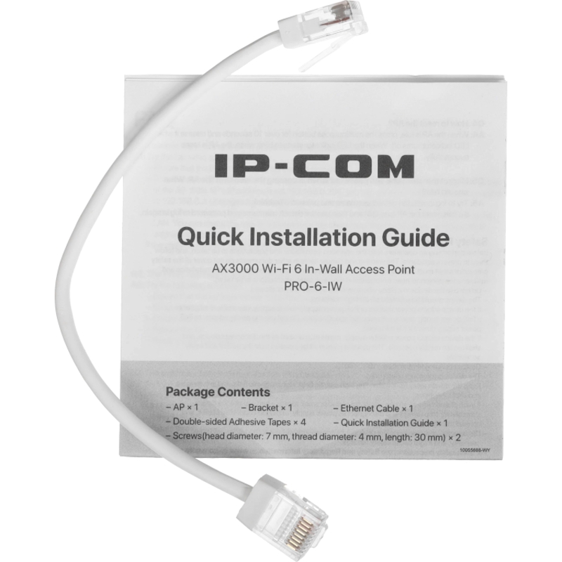 Настенная точка доступа Tenda IP-COM Pro-6-IW, 2,98 Гбит/с, MU-MIMO 2x2, 2 порта 1 Гбит/с, PoE, фото 6