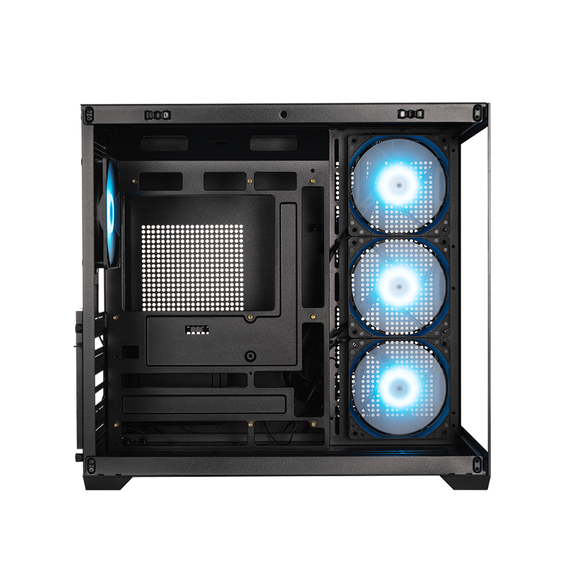 Корпус для ПК PcCooler C3T700 ARGB BK, Midi Tower, чёрный, под ATX, mATX, Mini-ITX, подсветка ARGB, фото 4