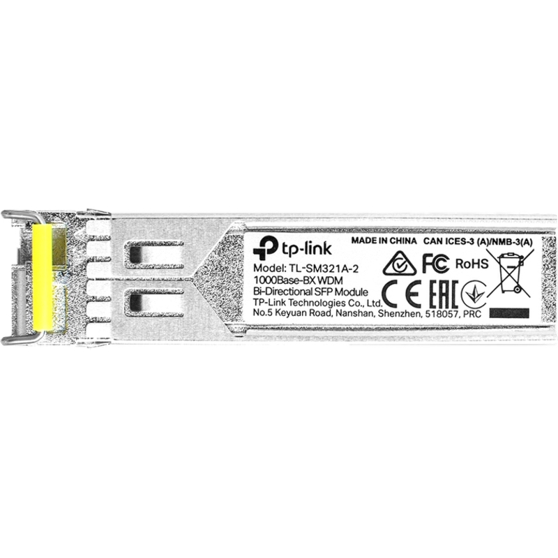 Трансивер TP-Link SM321A-2 SFP 1000Base-BX WDM, одно волокно SM, LC, Tx 1550/Rx 1310 нм, до 2 км, фото 2