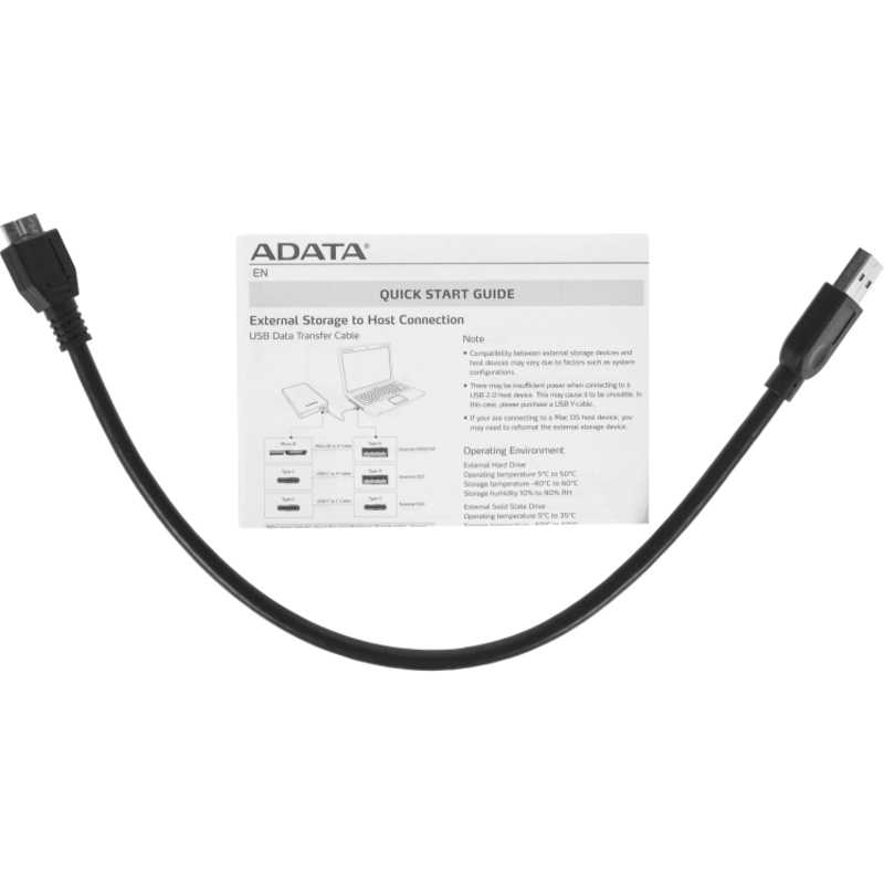 Внешний накопитель ADATA SD620, SSD 1 ТБ, USB 3.2 Gen 2 Type-A, чтение 520 МБ/с, запись 460 МБ/с, красный, фото 7