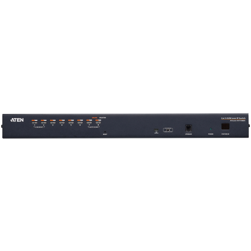 KVM-переключатель ATEN KH1508AI на 8 портов Cat 5, доступ по IP, высокой плотности, фото 2