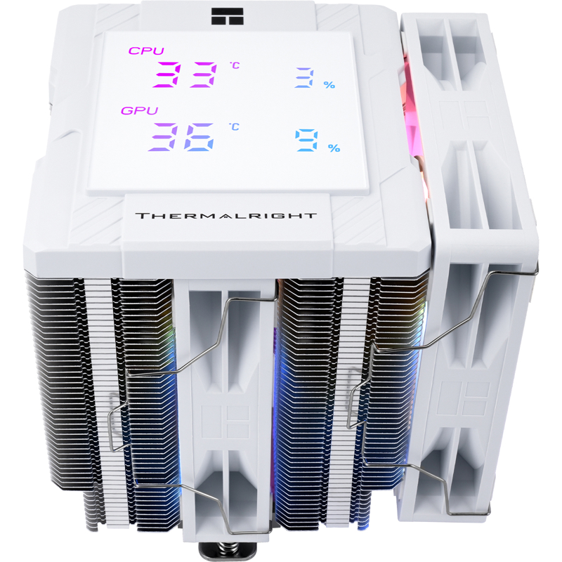 Кулер для процессора Thermalright Peerless Assassin 120 Digital, вентилятор 120 мм, шум 25.6 дБА, белый, фото 7