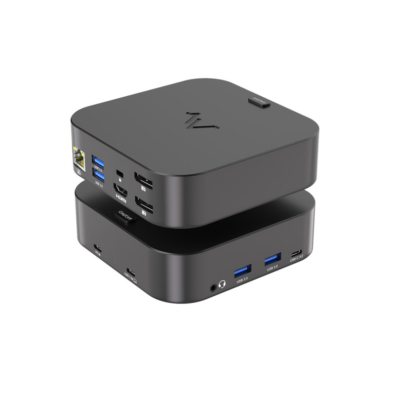Док-станция Maibenben USB-C Dock DS13, USB Type-C, БП 100 Вт, фото 2