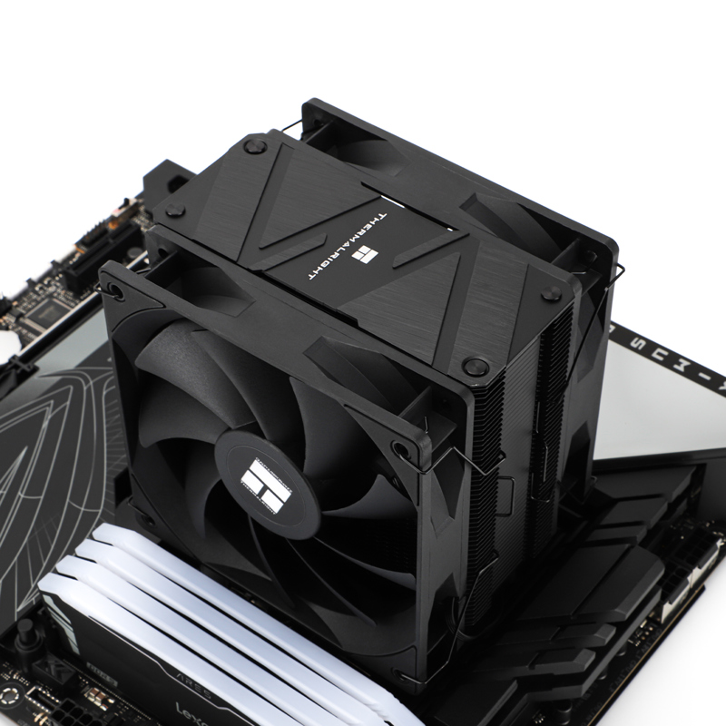 Кулер для процессора Thermalright Burst Assasin 120 EVO Dark, вентилятор 120 мм, шум 25.6 дБА, фото 7