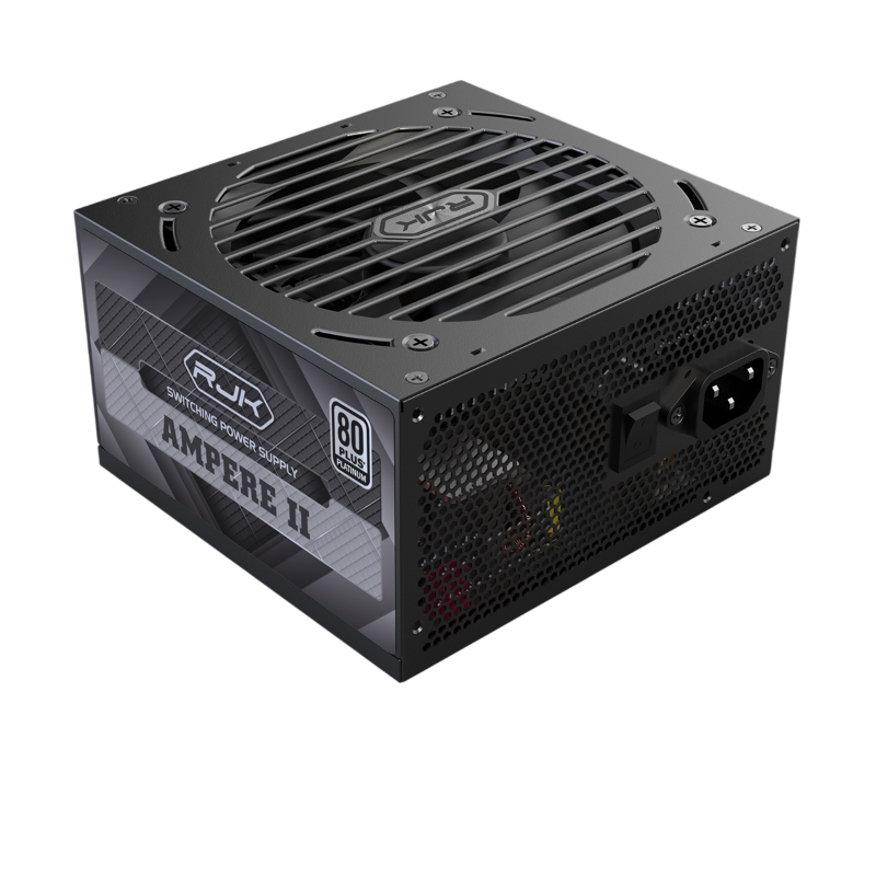 Блок питания Raijintek AMPERE II 850, 80 PLUS Platinum, ATX, активный PFC, вентилятор 120x120 мм, чёрный, фото 2