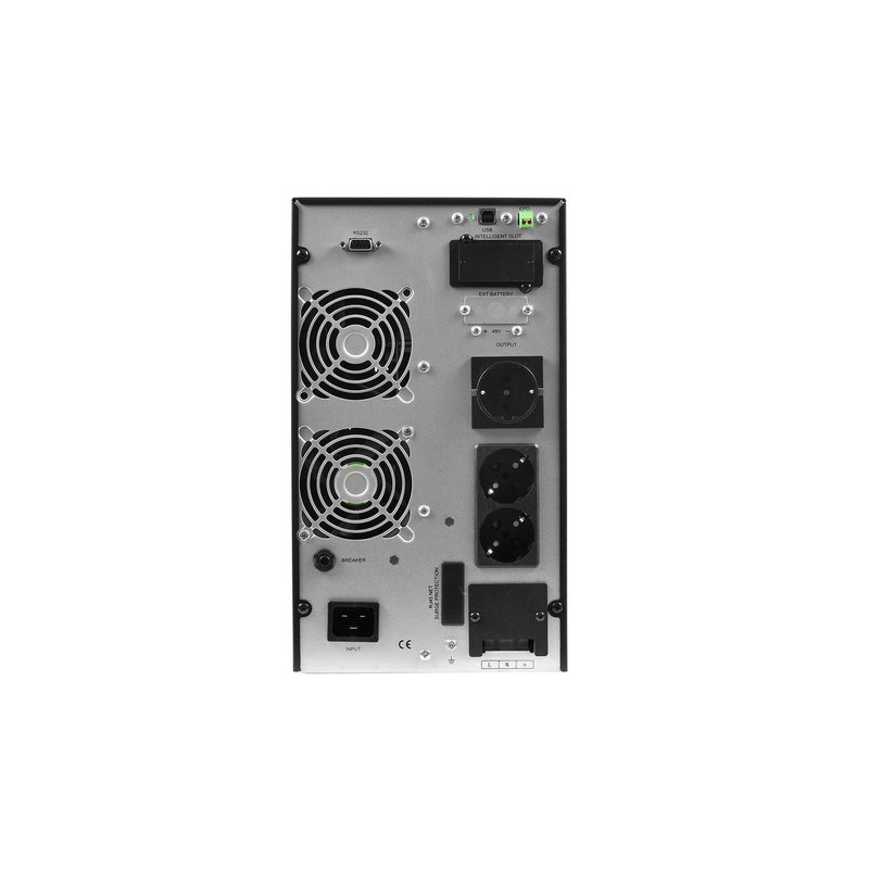 ИБП Powerman Online 2000, 1800 Вт, 3 розетки, Schuko, IEC C14, батарея 4 мин, фото 6