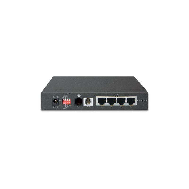 Конвертер Ethernet в VDSL2 Planet VC-234G, 4 порта 1 Гбит/с, профиль 30a, G.vectoring, фото 3