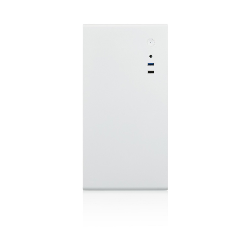 Корпус для ПК Foxline FL-719W-FZ450R-U31, Mini Tower, с БП 450 Вт, белый, под mATX, Mini-ITX, материал сталь, фото 2